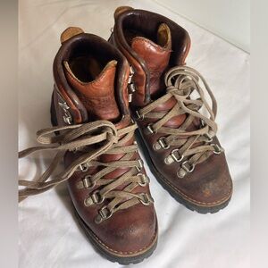 Danner Dark Brown Leather Lace-Up Boots